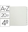 SEPARADOR ALFABETICO MULTIFIN PLASTICO 3003