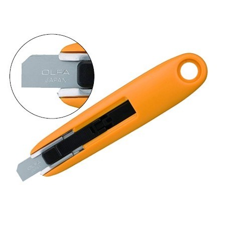 CUTER OLFA MINI PLASTICO CUCHILLA ANCHA 12,5 MM RETRACTIL APTO PARA...