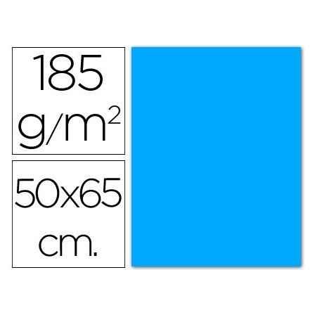 CARTULINA GUARRO AZUL MALDIVAS-50X65 CM -185 GR