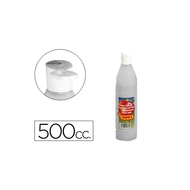TEMPERA LIQUIDA JOVI ESCOLAR 500 ML PLATA