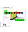 ROTULADOR Q-CONNECT FLUORESCENTE PASTEL PUNTA BISELADA ESTUCHE DE S...