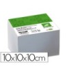 TACO LIDERPAPEL ENCOLADO 100 X 100 X 100MM BLANCO