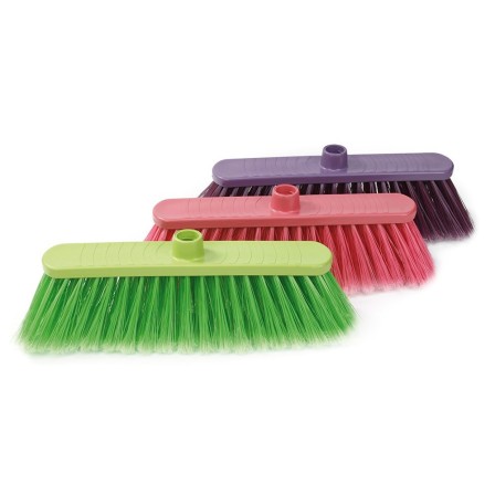 ESCOBA VINILO NIZA FLUOR 30CM CON MANGO METALICO