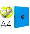 CARPETA 4 ANILLAS 40 MM MIXTAS LIDERPAPEL ANTARTIK A4 FORRADA COLOR...
