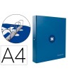 CARPETA 4 ANILLAS 40 MM MIXTAS LIDERPAPEL ANTARTIK A4 FORRADA COLOR...
