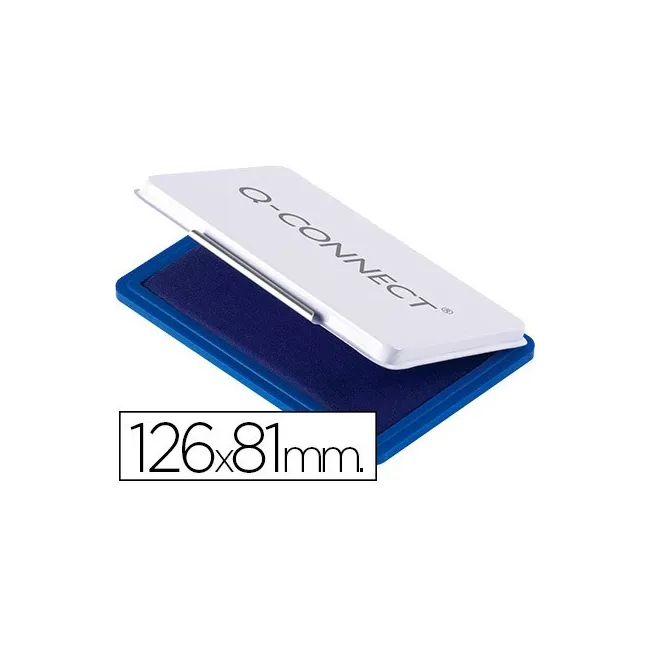 TAMPON Q-CONNECT N.1 126X81 MM AZUL