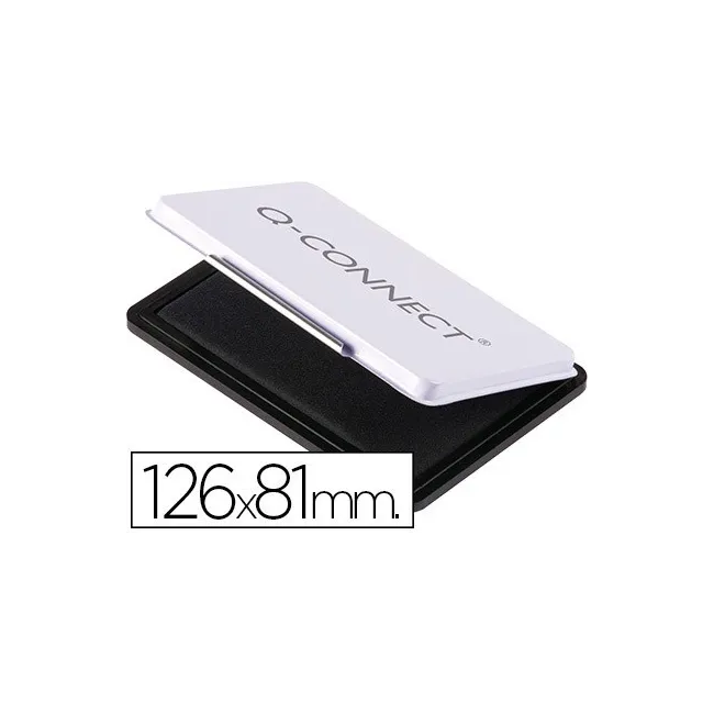 TAMPON Q-CONNECT N.1 126X81 MM NEGRO