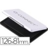 TAMPON Q-CONNECT N.1 126X81 MM NEGRO
