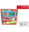 ROTULADOR STABILO POWER CAJA DE 18 COLORES