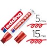 ROTULADOR EDDING MARCADOR PERMANENTE 850 ROJO PUNTA BISELADA 5-15 M...