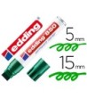 ROTULADOR EDDING MARCADOR PERMANENTE 850 VERDE PUNTA BISELADA 5-15 ...