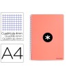 CUADERNO ESPIRAL LIDERPAPEL A4 ANTARTIK TAPA DURA 80H 100GR CUADRO ...