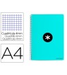 CUADERNO ESPIRAL LIDERPAPEL A4 ANTARTIK TAPA DURA 80H 100GR CUADRO ...
