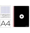 CUADERNO ESPIRAL LIDERPAPEL A4 ANTARTIK TAPA DURA 80H 100GR CUADRO ...