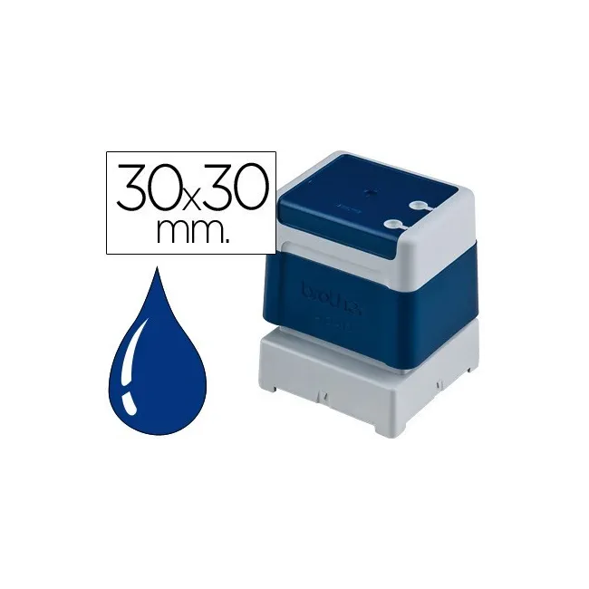 SELLO AUTOMATICO BROTHER 30 MM X 30 MM AZUL