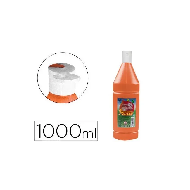 TEMPERA LIQUIDA JOVI ESCOLAR 1000 ML NARANJA