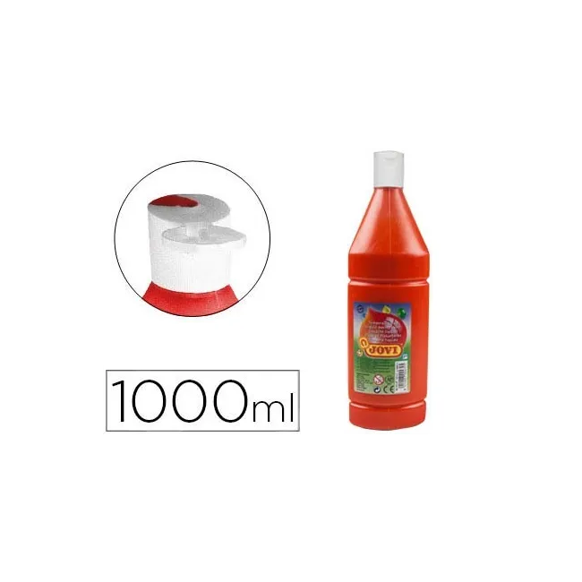 TEMPERA LIQUIDA JOVI ESCOLAR 1000 ML BERMELLON