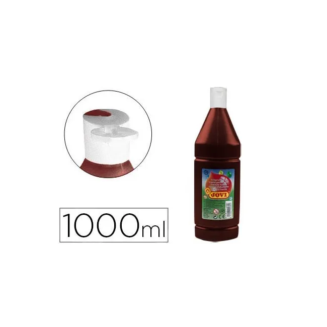 TEMPERA LIQUIDA JOVI ESCOLAR 1000 ML MARRON