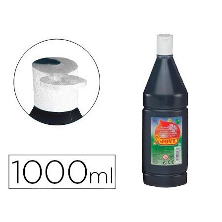 TEMPERA LIQUIDA JOVI ESCOLAR 1000 ML NEGRO