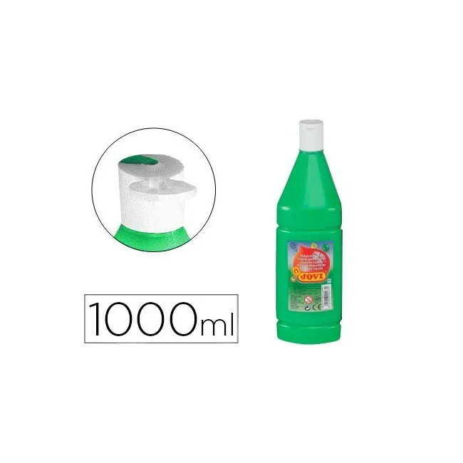 TEMPERA LIQUIDA JOVI ESCOLAR 1000 ML VERDE MEDIO