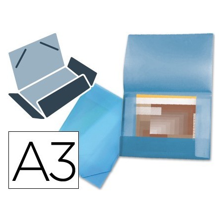 CARPETA LIDERPAPEL PORTADOCUMENTOS 44802 SOLAPAS POLIPROPILENO DIN ...