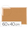 PIZARRA CORCHO Q-CONNECT 60X40 CM MARCO DE MADERA