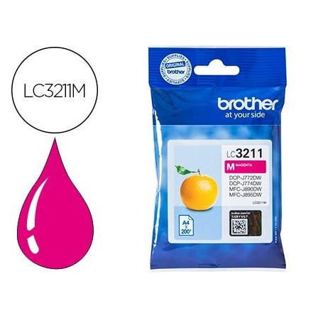 INK-JET BROTHER LC3211M DCP-J572 / DCP-J772 / DCP-J774 / MFC-J890 /...