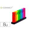 ROTULADOR Q-CONNECT FLUORESCENTE NEON PUNTA BISELADA ESTUCHE DE SOB...