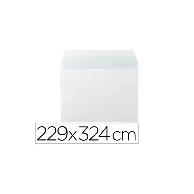 SOBRE LIDERPAPEL N 14 BLANCO DIN C4 229X324 MM TIRA DE SILICONA PAQ...