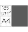 CARTULINA GUARRO DIN A4 GRIS PLOMO 185 GR PAQUETE 50 H