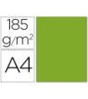 CARTULINA GUARRO DIN A4 VERDE MANZANA 185 GR PAQUETE 50 H