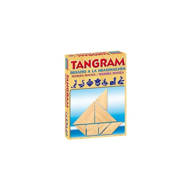 JUEGOS DE MESA FALOMIR TANGRAM DE MADERA