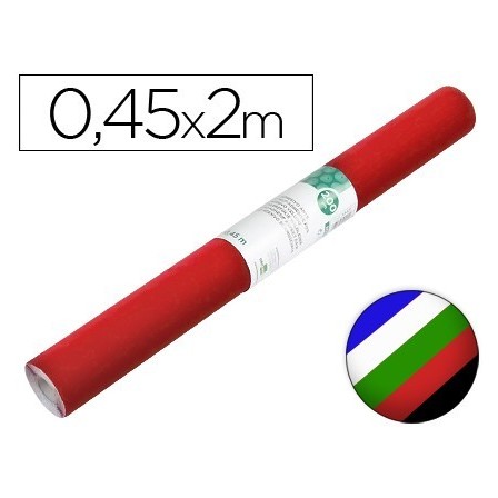 ROLLO ADHESIVO LIDERPAPEL UNICOLOR COLORES SURTIDOS ROLLO DE 0,45 X...