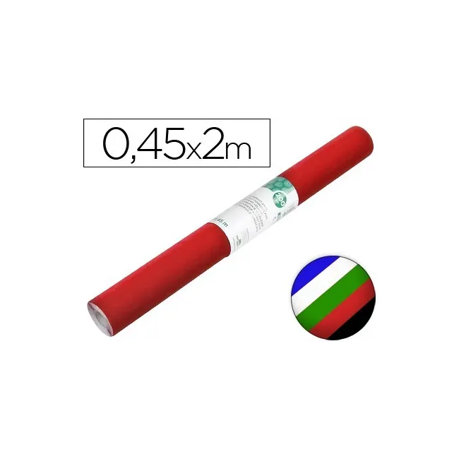 ROLLO ADHESIVO LIDERPAPEL UNICOLOR COLORES SURTIDOS ROLLO DE 0,45 X...