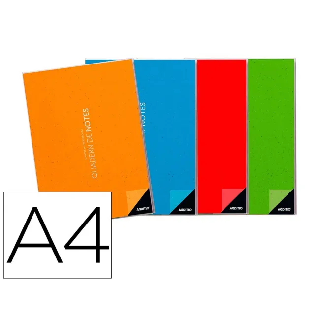 BLOC NOTAS ADDITIO A4 PLAN DE CURSO Y EVALUACION CONTINUA EN CATALAN