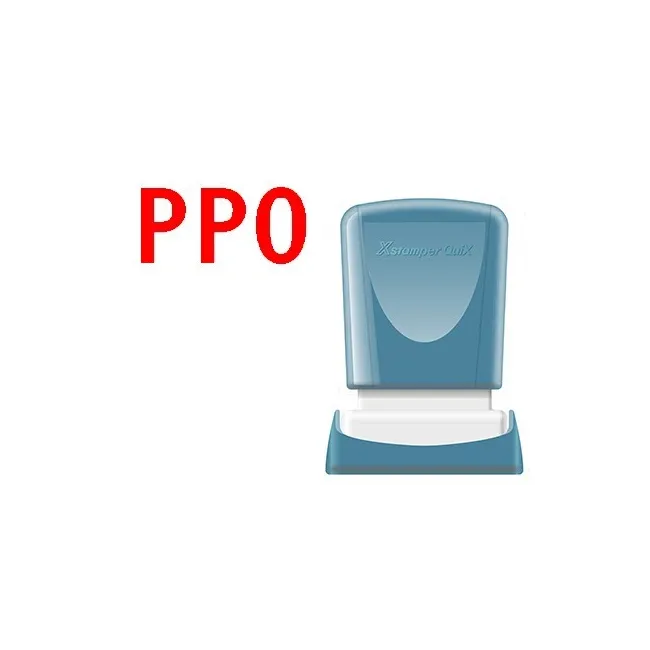 SELLO X-STAMPER QUIX PERSONALIZABLE COLOR ROJO MEDIDAS 11X25 MM Q-04