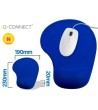 ALFOMBRILLA PARA RATON Q-CONNECT REPOSAMUÑECAS DE GEL COLOR AZUL 19...