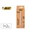 BOLIGRAFO BIC CRISTAL RENEW TINTA AZUL CON CUERPO EN ALUMINIO MATE ...