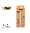 BOLIGRAFO BIC CRISTAL RENEW TINTA NEGRA PACK DE 1 UNIDAD + 2 RECAMBIOS