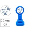 SELLO ARTLINE EMOTICONO BIEN COLOR AZUL 22 MM DIAMETRO