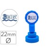 SELLO ARTLINE EMOTICONO GRACIAS COLOR AZUL 22 MM DIAMETRO