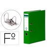 ARCHIVADOR DE PALANCA ELBA CARTON FORRADO FOLIO VERDE -LOMO DE 80 M...