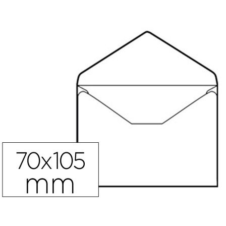 SOBRE LIDERPAPEL N.0 BLANCO TARJETA DE VISITA 70X110MM SIN ENGOMAR ...