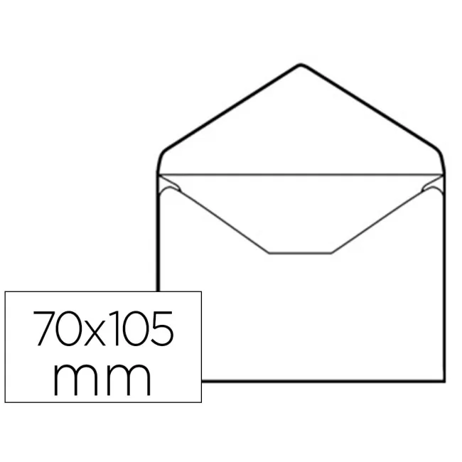SOBRE LIDERPAPEL N.0 BLANCO TARJETA DE VISITA 70X110MM SIN ENGOMAR ...