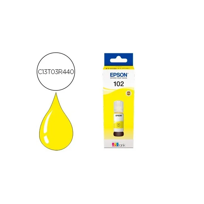 TINTA EPSON ECOTANK 102 ET-2700 / 2750 / 3700 / 3750 / 4750 BOTE DE...