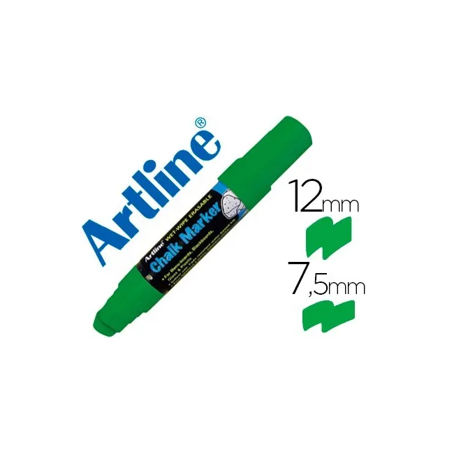 ROTULADOR ARTLINE PIZARRA VERDE NEGRA EPW-12 MM COLOR VERDE
