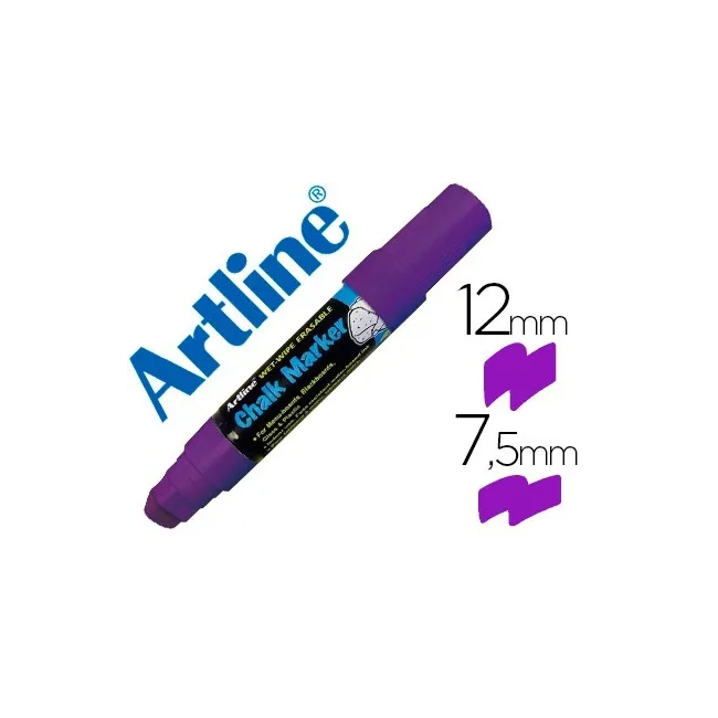 ROTULADOR ARTLINE PIZARRA VERDE NEGRA EPW-12 MM COLOR VIOLETA