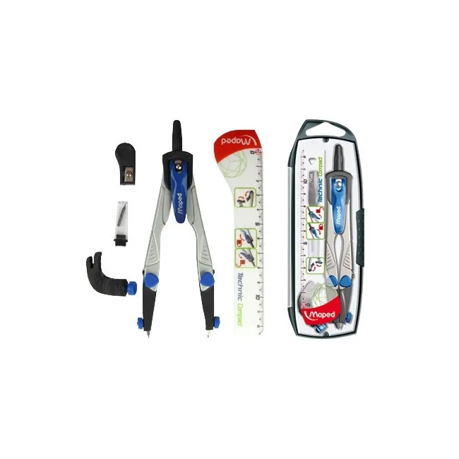 COMPAS MAPED 538700 -CON ADAPTADOR UNIVERSAL ESTUCHE DE MINAS Y AFI...