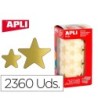 GOMETS APLI ESTRELLA ORO ROLLO DE 2360 UNIDADES