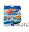 LAPICES CERA JOVICOLOR TRIANGULAR TRIWAX 24 COLORES